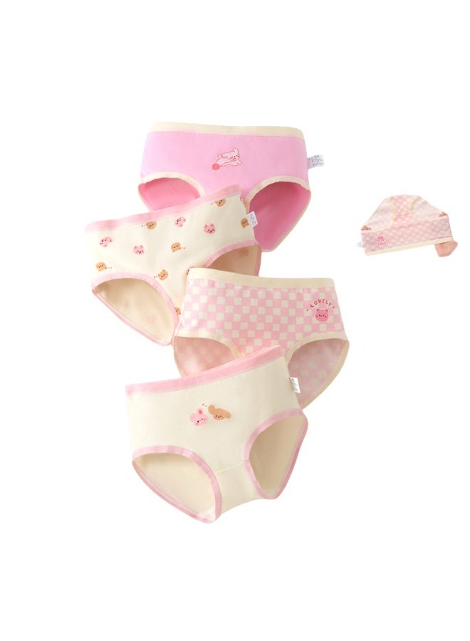 KUYING New Comfortable Skin friendly Breathable Underwear Set 0f 4