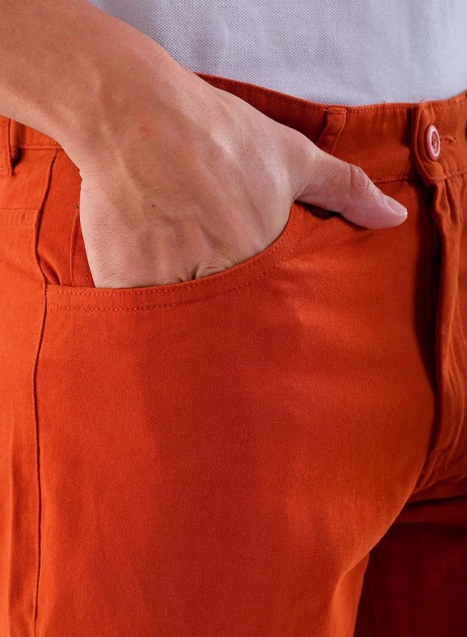 HARDSODA Men Slim Fit Solid Mid-Rise Chinos