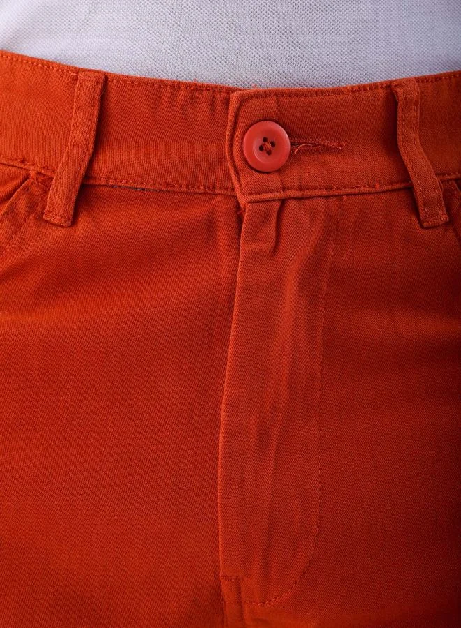 HARDSODA Men Slim Fit Solid Mid-Rise Chinos