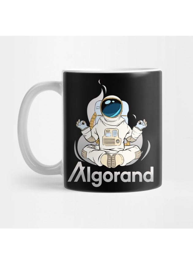 Pixxa - Algorand Algo Coin Cryptocurrency Bitcoin Ethereum Dogecoin Mug Glass - Image 1