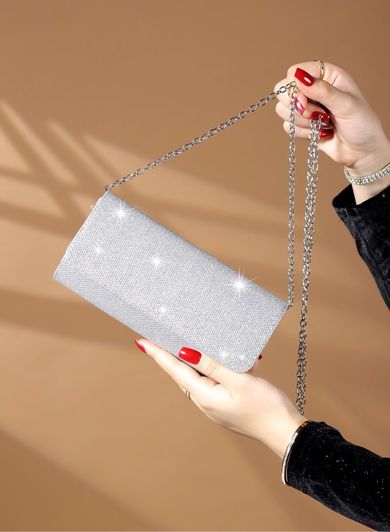 Evening Bag Clutch Purses for Women Ladies Sparkling Party Handbag Wedding Bag  - Image 1