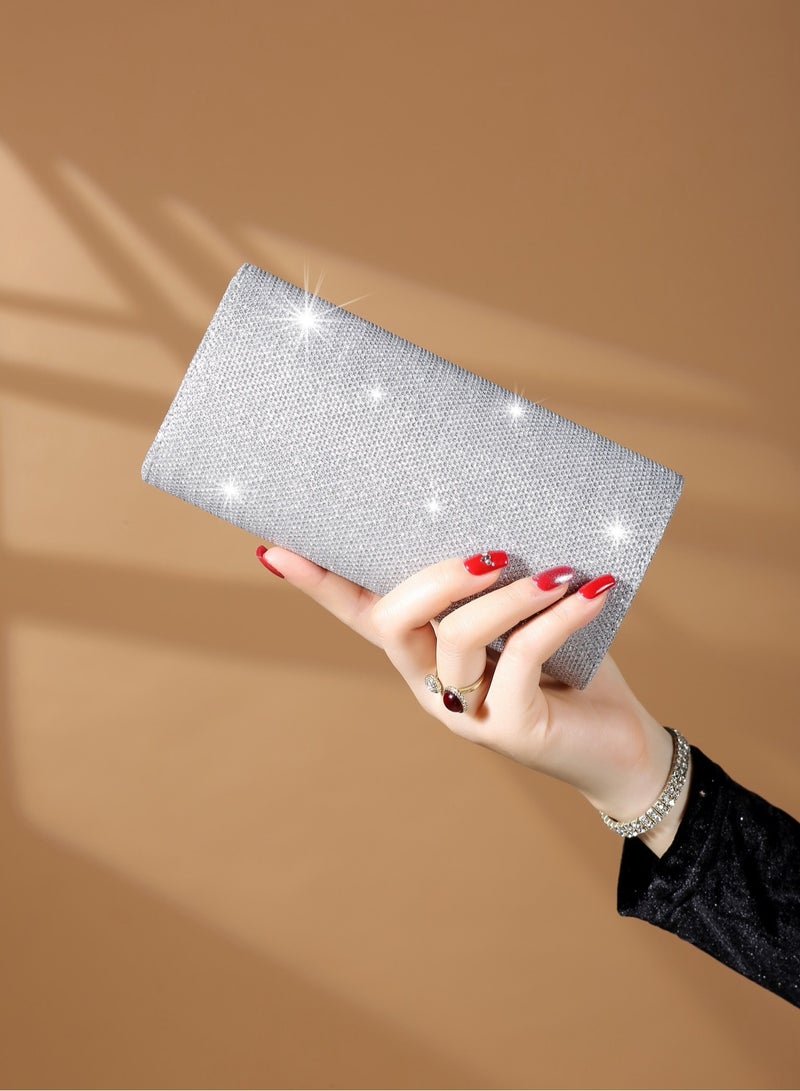 Evening Bag Clutch Purses for Women Ladies Sparkling Party Handbag Wedding Bag  - Image 4
