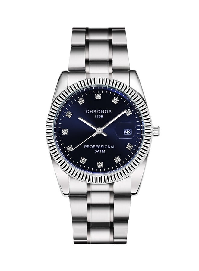 CHRONOS Water Resistant Stainless Steel Analog Watch CHR-2502 - Image 1