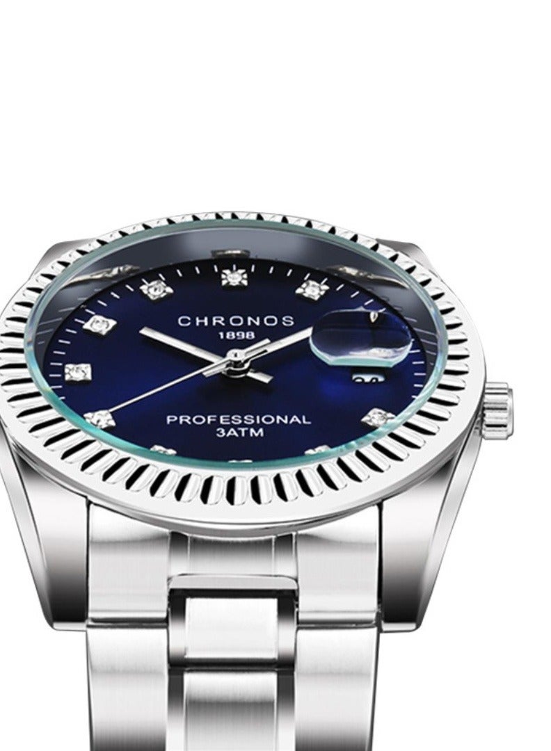 CHRONOS Water Resistant Stainless Steel Analog Watch CHR-2502 - Image 2
