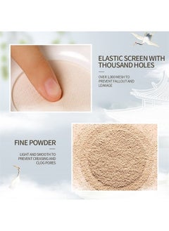 CATKIN CATKIN Dreamworld Air Makeup Loose Powder Setting Finishing Powder Oil Control Matte Natural with Puff (C01 Natural)  - Image 3