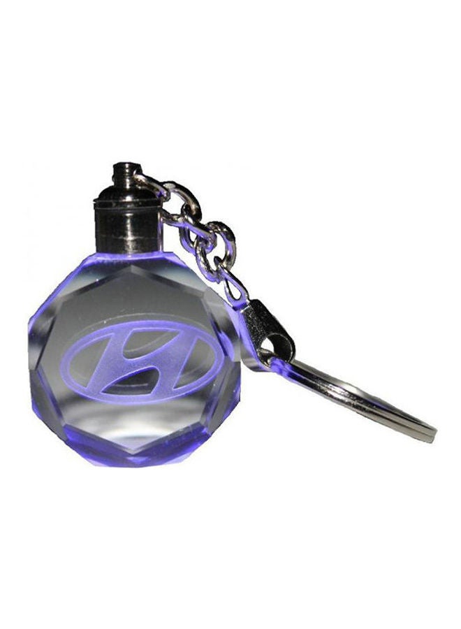 Loquat Keychain With Hyundai Car Logo And Light