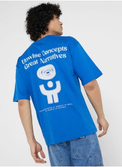 Contrast Printed T Shirt