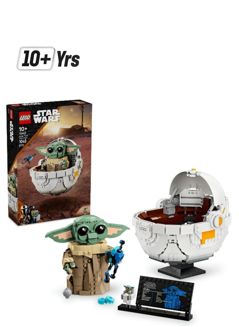 LEGO - LEGO Star Wars: The Mandalorian Grogu with Hover Pram 75403 Building Set (1048 Pieces) - Image 1