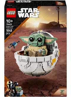 LEGO LEGO Star Wars: The Mandalorian Grogu with Hover Pram 75403 Building Set (1048 Pieces)  - Image 2