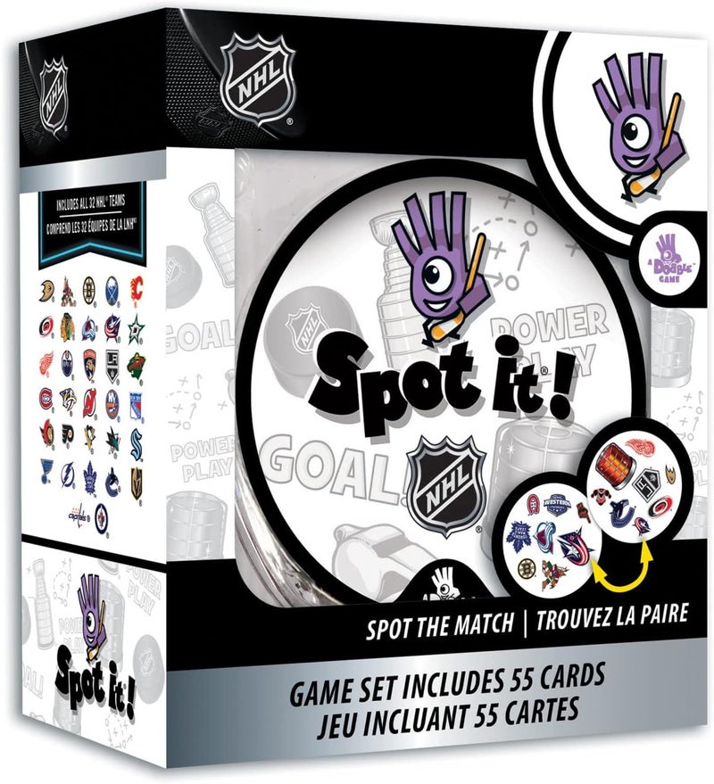 Master Pieces Game Day - NHL Spot It Game For Kids, Adults, and Family - Image 1