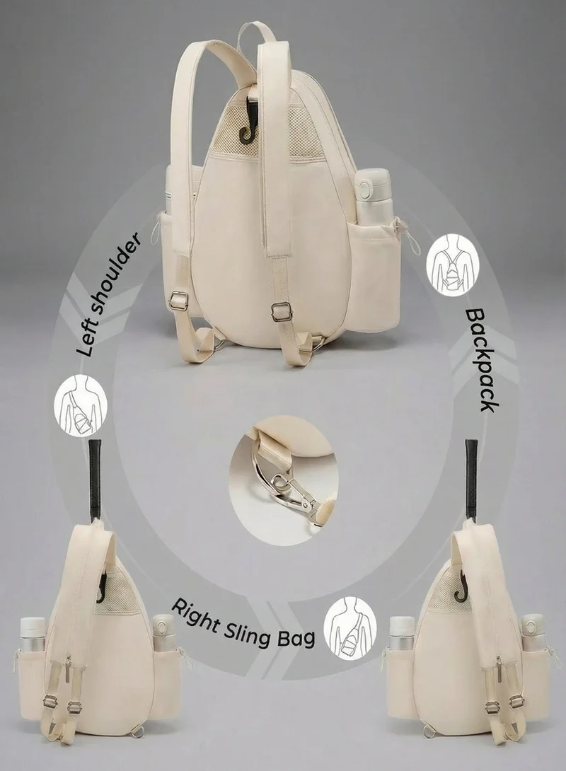 SVL Beige Red Padel & Tennis Bag - Beige and Red - SVL for Women | Best Price UAE