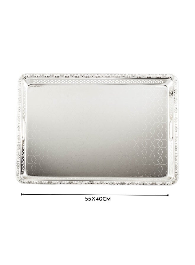 Bin Shihon ✨ Luxury Serving Tray – 55×40 cm – Rust-Resistant Metal Elegance ✨ - Image 5