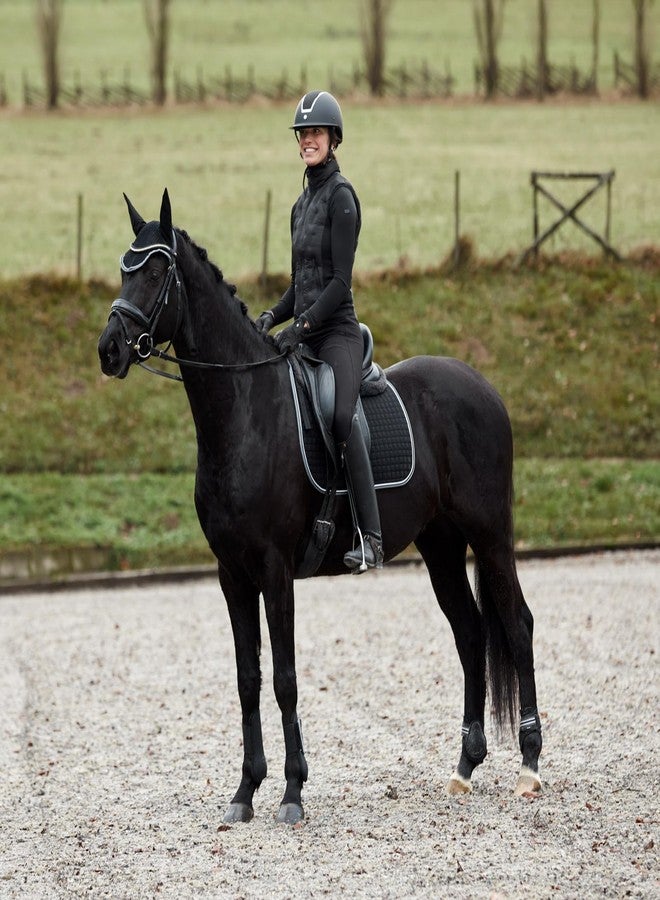 HORZE Adepto Open Front Tendon Boots | Durable Shell with Neoprene Lining - Black - Pony - Image 3