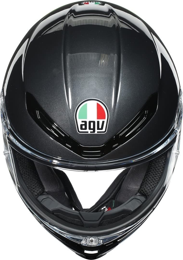AGV Helmet K6 ECE Multi MPLK Minimal Gunmet/Black/Yellow FL S - Image 2