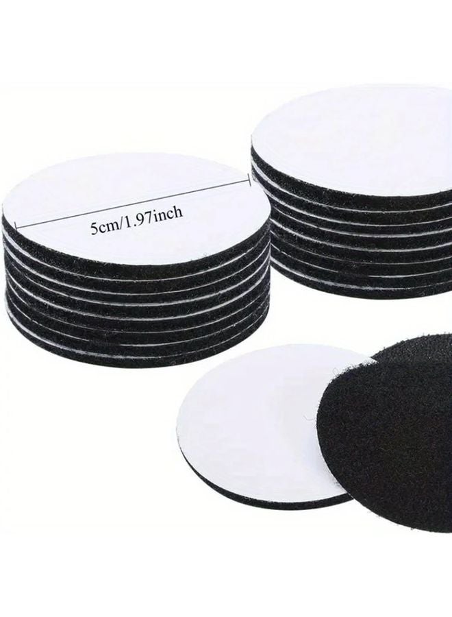 8pcs Black Automatic Adhesive Fixing Point Hook And Loop For Home Sofa Cushion - Image 4