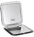 MIRRORVANA 30X Compact Magnifying Mirror for Travel Handheld and Foldable Square Design Lightweight Mini PocketSized Magnified Mirror Ideal for Purse or Handbag Use 33 x 33 Black - Image 2