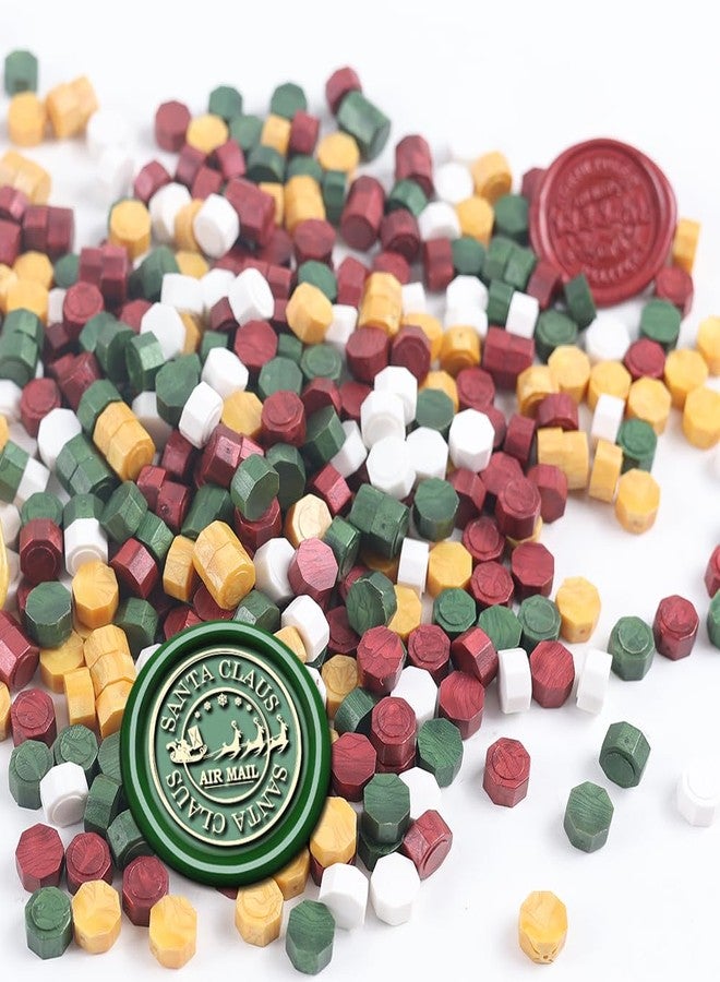 WUERLIN 300pcs Christmas Wax Seal Beads, Multi Color Sealing Wax Beads for Wax Seal Stamp Wax Seal Kit Sealing Stamp DIY Wax Seals (Multicolor) - Image 1