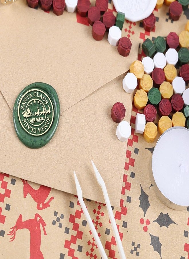 WUERLIN 300pcs Christmas Wax Seal Beads, Multi Color Sealing Wax Beads for Wax Seal Stamp Wax Seal Kit Sealing Stamp DIY Wax Seals (Multicolor) - Image 3