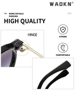 Polarized Aviator Sunglasses for Men Women, UV400 Protection Sun Glasses with Metal and PC Frame, Fashion Anti-Glare Sun Shades for Driving, Fishing, Traveling (Bright Black) - pzsku/ZA35EC1CE5BAD34BF461DZ/45/_/1710003652/51fc190b-c1a3-422b-bc8c-4e08915bdf61