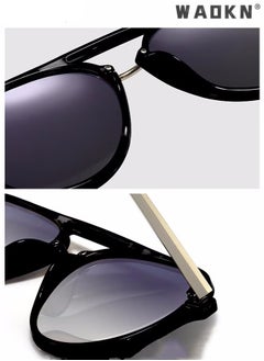 Polarized Aviator Sunglasses for Men Women, UV400 Protection Sun Glasses with Metal and PC Frame, Fashion Anti-Glare Sun Shades for Driving, Fishing, Traveling (Bright Black) - pzsku/ZA35EC1CE5BAD34BF461DZ/45/_/1710003653/ac511b21-7bf4-4b0f-90eb-2ecd29ab069f