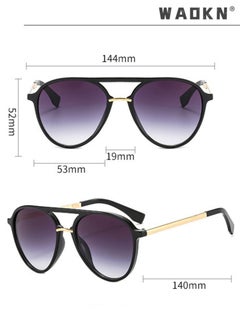 Polarized Aviator Sunglasses for Men Women, UV400 Protection Sun Glasses with Metal and PC Frame, Fashion Anti-Glare Sun Shades for Driving, Fishing, Traveling (Bright Black) - pzsku/ZA35EC1CE5BAD34BF461DZ/45/_/1710003659/60b28f8a-164b-47bf-8b06-637a8d9513e6