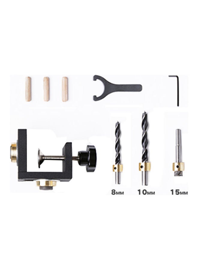 NIBEMINENT 11-Piece 3 In1 Woodworking Punch Locator Set Multicolour 26.00X6.50X19.00cm  - Image 1