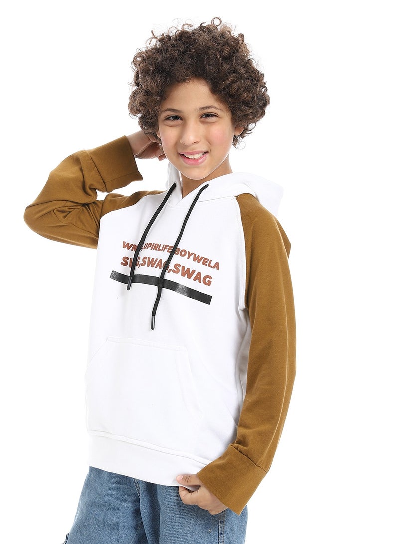 Caesar Boyscotton printed hoodie - Image 1
