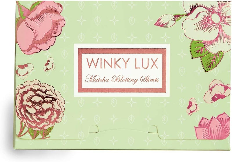 Winky Lux Matcha Oil Blotting Sheets