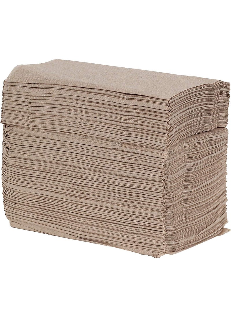 Tork Tork DX906E Universal Xpressnap Dispenser Napkin Interfold 1Ply 85 Length x 130 Width Natural Green Seal Certified Case of 12 Packs 500 per Pack 6000 Napkins  - Image 2