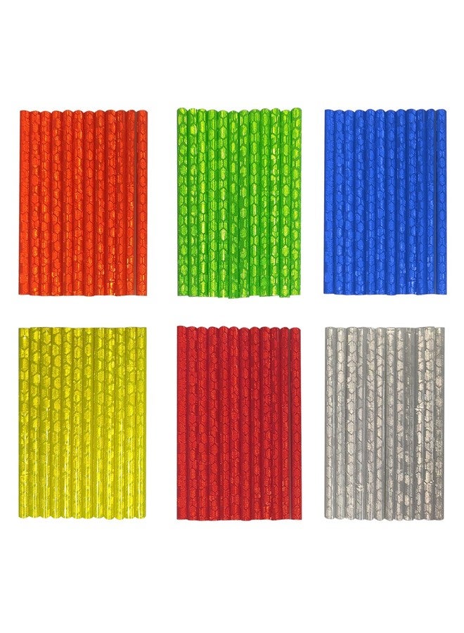 Shudyear 72 Pcs Bicycle Spoke Reflectors, Bike Reflectors for Night Riding 360°Visibility, Suitable for bikes, motorcycles, safety warnings and DIY decorations (White, blue, red, green, yellow, orange) - Image 1
