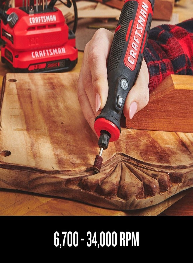 CRAFTSMAN V20 Cordless Rotary Tool, Tool Only (CMCE030B) - Image 3