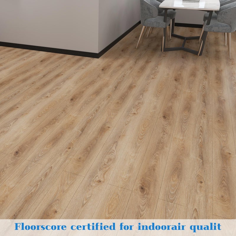 Lareko 54 Sq.Ft,Wood Peel and Stick Floor Tiles,36 Pack Brown Vinyl Flooring (No Adhesive Residue) 36"Ã—6" Waterproof and Non-Slip Laminate Flooring for Renters Bathroom, Living Room (Honeyï¼‰ - Image 3