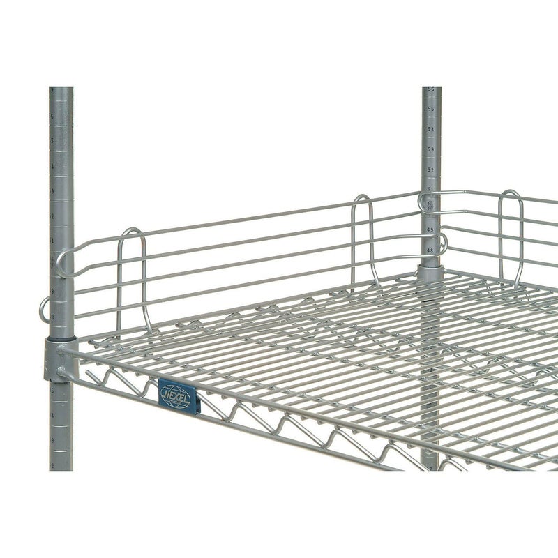 Nexel Wire Shelf Ledge, 54"W x 4"H, Chrome - Image 1