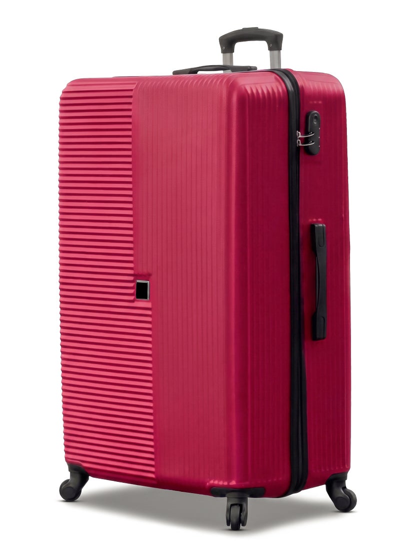 ZAAPPY Horizo Vertic ABS Luggage Hard Shell Lightweight Extra Large 32 Inch (36-40kg) Suitcase, Combination Lock - Image 1