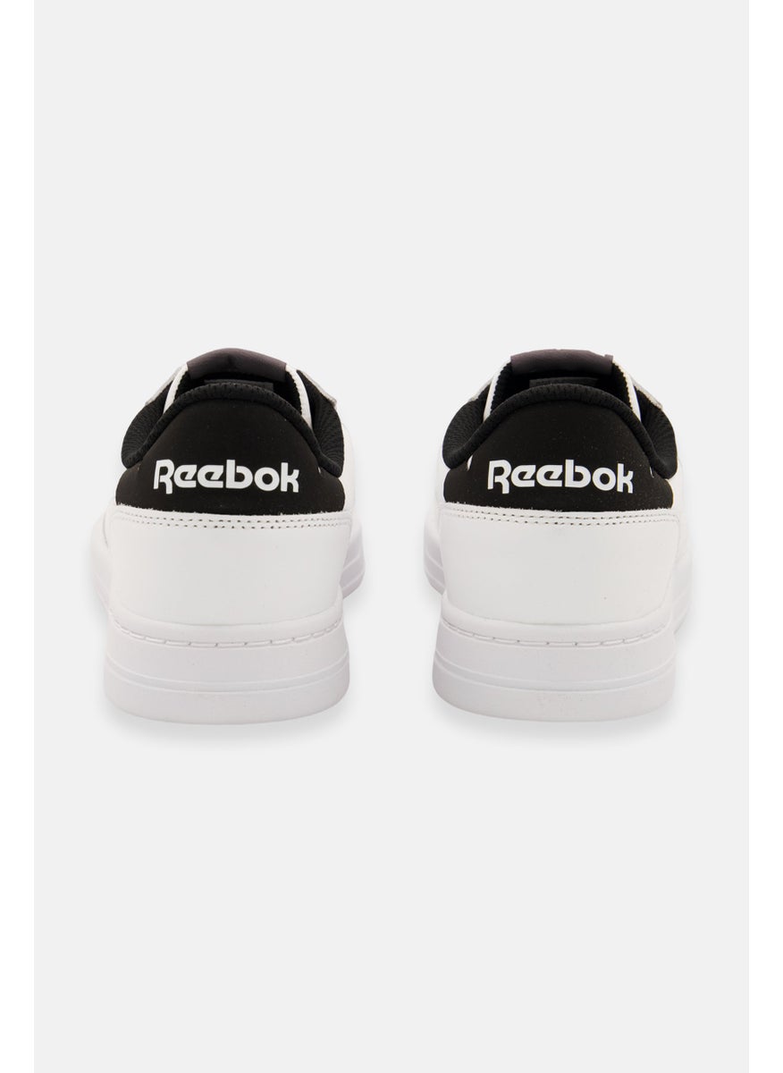 Reebok Men Court Peak Lace Up Tennis Shoes, White/Black  - Image 2