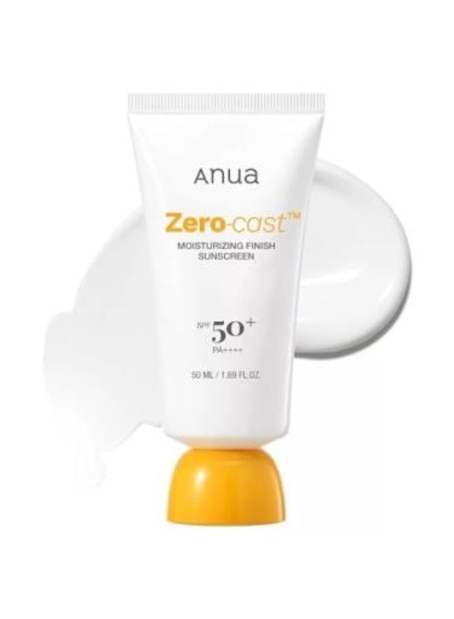 واقي شمس مرطب زيرو كاست SPF50+ - 50 مل