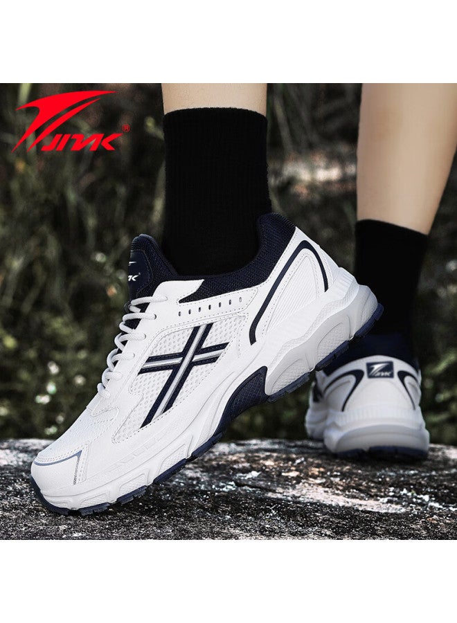 Jinlaike Retro Running Shoes Uni Casual Outdoor Sports Sneakers White Size 40 - Image 4