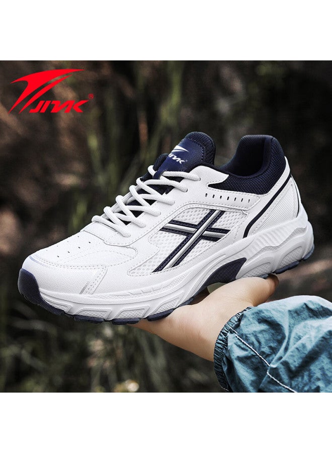 Jinlaike Retro Running Shoes Uni Casual Outdoor Sports Sneakers White Size 40 - Image 3