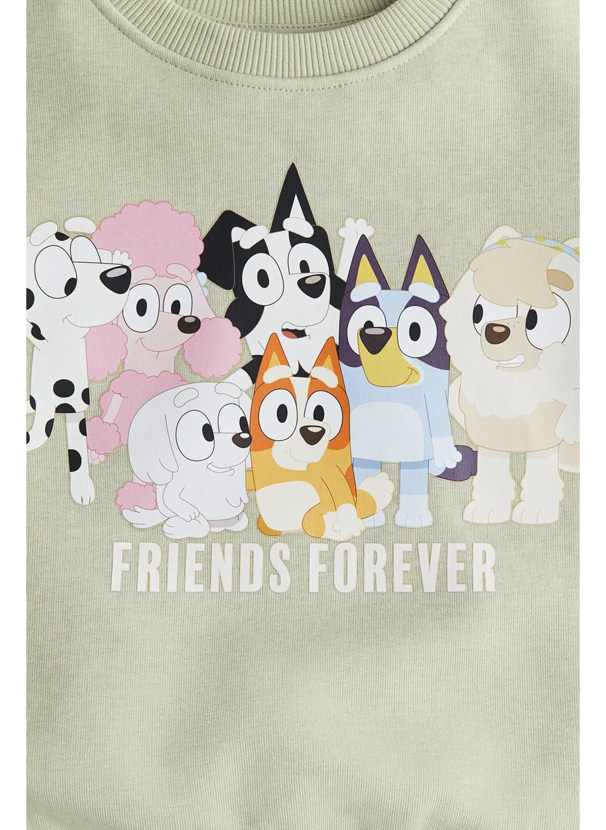 اتش اند ام Printed Sweatshirt