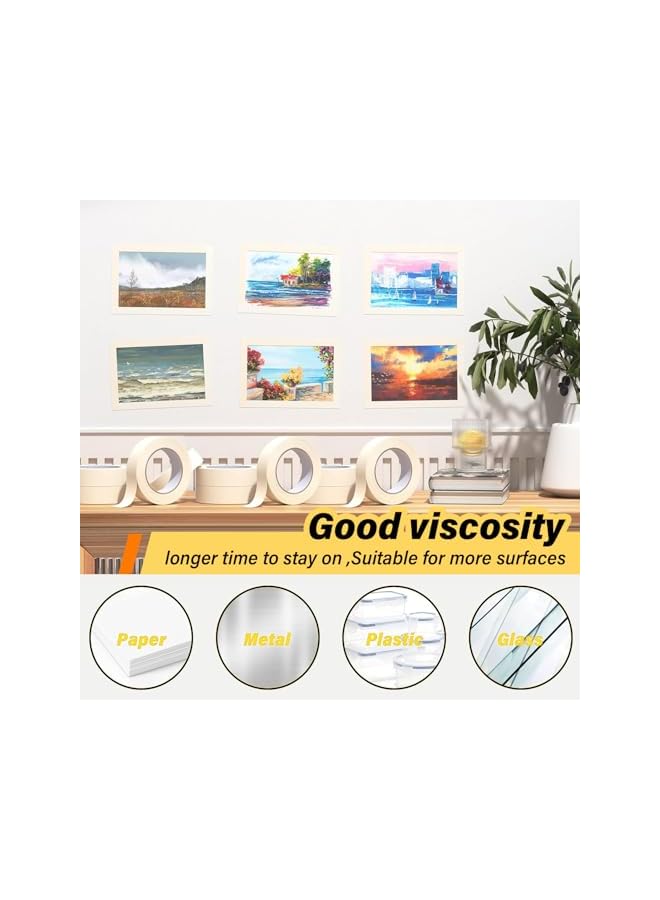 PROMASS promass Masking Tape 2" x 22 Yards - No Residue, Easy Removal, Strong Adhesive for Painting, Labeling, Marking, Gardening, Packaging, Schools, Office, Industrial Uses(10 Rolls)  - Image 5