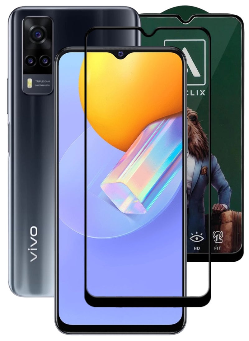 ACLIX Antistatic ESD Dustproof Premium Quality High Definition Tempered Glass Screen Protector Designed For vivo Y51 (2020) - Image 1