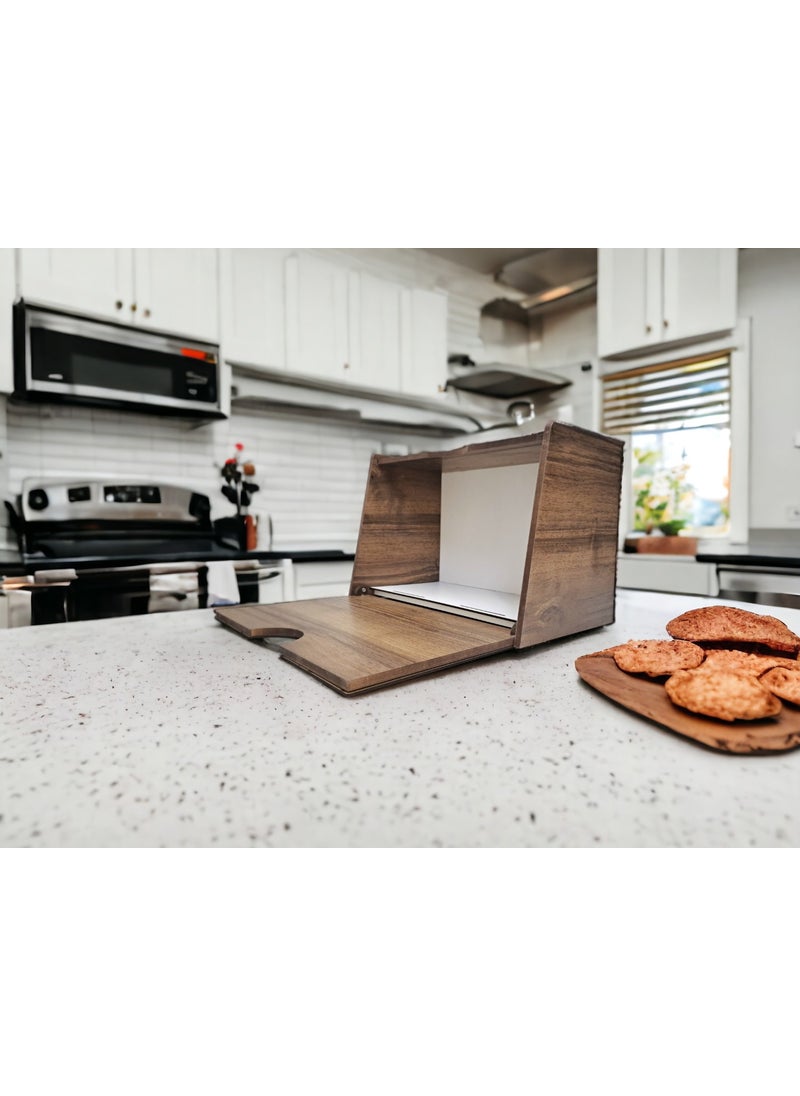 Wooden Bread Bowl with Cutting Board - pzsku/ZA35F6B7D311BE4023C83Z/45/_/1737087118/0128eb21-ee8d-472f-a061-ee1150143cb5