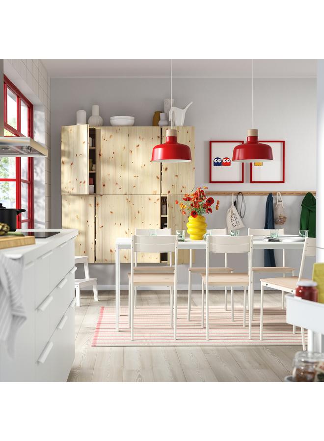 Zaboon Chair, White/Pine - Image 5