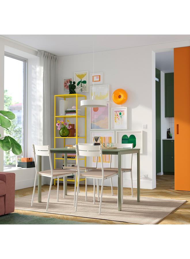 Zaboon Chair, White/Pine - Image 3