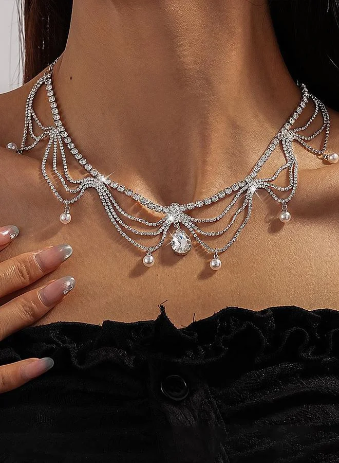تايك تو Embellished Spider Necklace