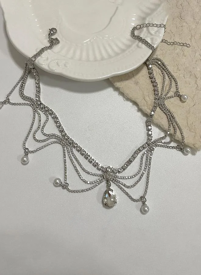 تايك تو Embellished Spider Necklace