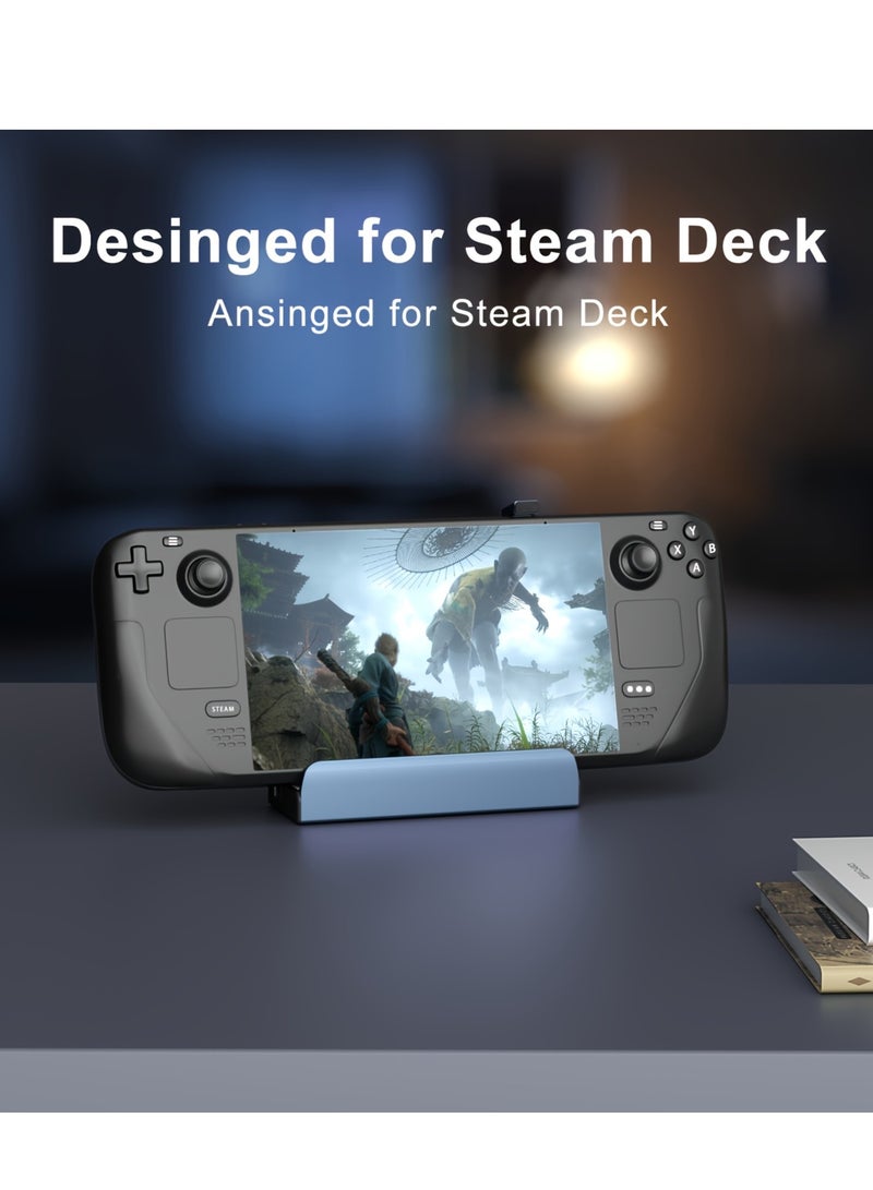 B NEW 6 in 1 Aluminum Docking Station for Valve Steam Deck with 4K 60Hz HDMI 2.0, 90W USB C PD Charging, RJ45 100M Ethernet, USB 3.0 and USB 2.0 Ports for Everyday Use and Gaming Accessories - Image 2