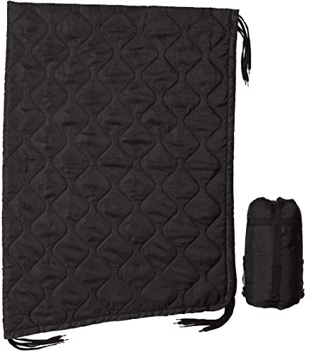 USGI Industries Military Woobie Blanket Thermal Insulated Camping Blanket Poncho Liner Large Portable Insulation WaterResistant for Hiking Survival Compression Carry Bag