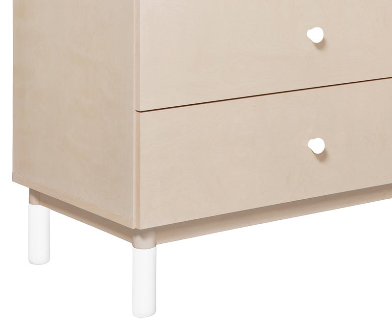 Babyletto Gelato Crib and Dresser Feet Pack in White - Image 1