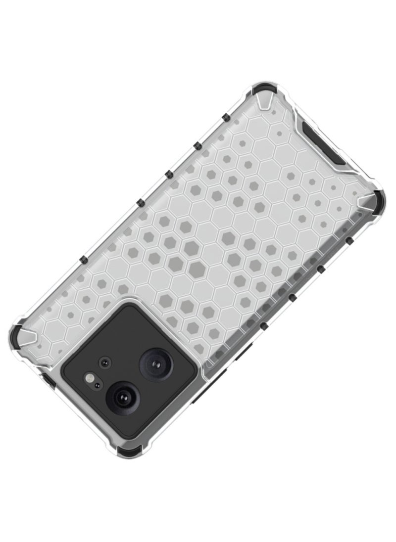 Case for Redmi K60 Ultra Shockproof Honeycomb Phone Cover Blue  - Image 5